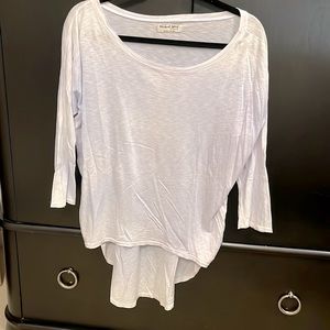 Michael Stars light purple soft 3/4 sleeve shirt.